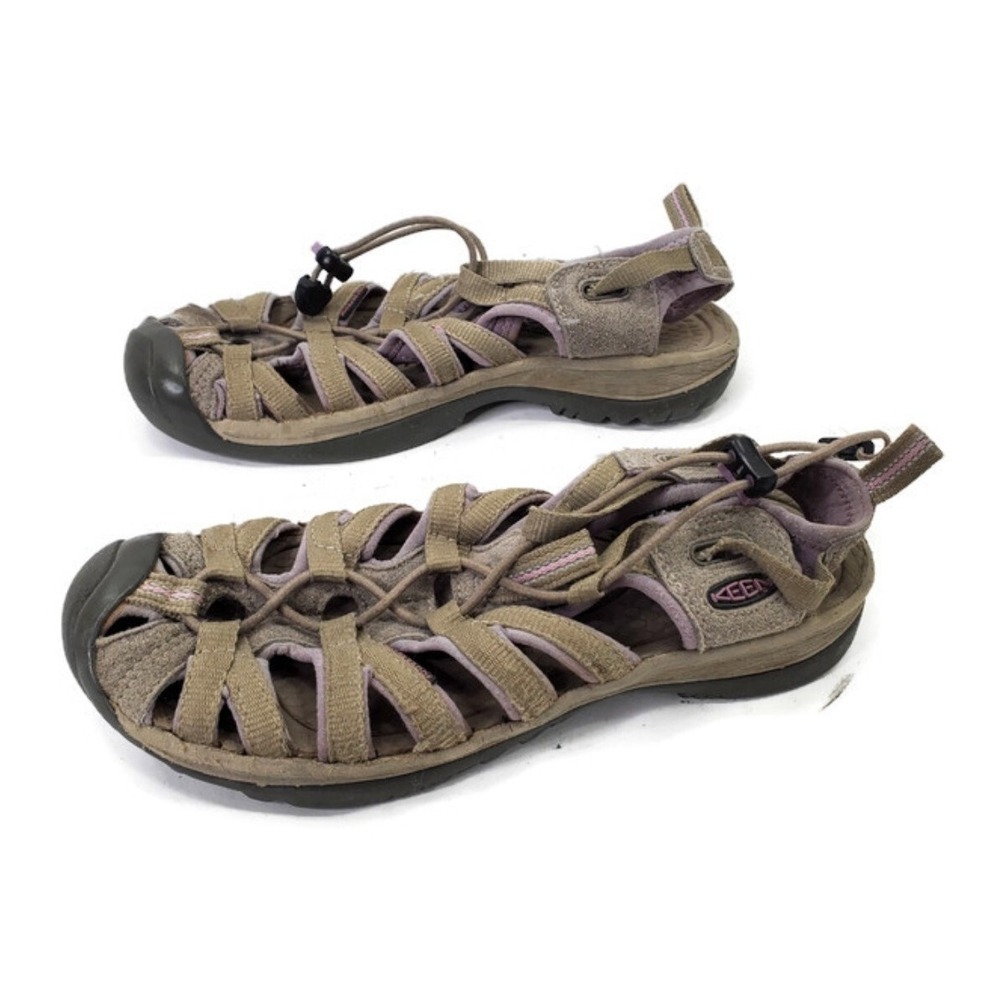 Keen Newport H2 Women's Size 6 Trail Hiking Water Sandals Shoes Taupe Purple